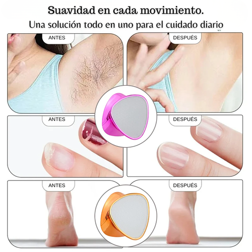 Depilador y Exfoliante, 2 en 1